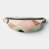 Pastel Ridge – Geometric Mountain Landscape #1 ファニーパック (レイダウン)