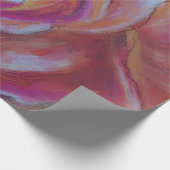 Pastel rose center ラッピングペーパー (角)