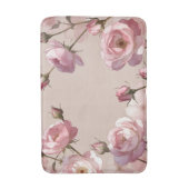 Pastel Rose Elegance Bath Mat バスマット (正面縦)