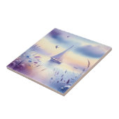 Pastel Sailboat Coastal Dreamscape タイル (側面)