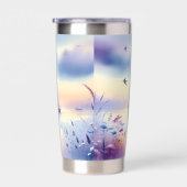 Pastel Sailboat Coastal Dreamscape 保温保冷タンブラー (右面)