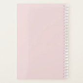 Pastel Seashell and Starfish Pattern プランナー手帳 (裏面)