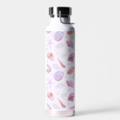 Pastel Seashell & Pearl Ocean Aesthetic ウォーターボトル (左面)