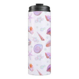 Pastel Seashell & Pearl Ocean Aesthetic タンブラー