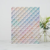 Pastel Shimmer Mermaid Scales Scrapbook Paper (スタンド正面)