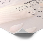 Pastel Shoreline 2026 Calendar with Seashells  ポスター (角)