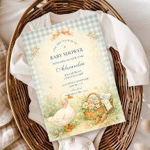 Pastel Silly Goose Farm Baby Shower