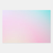 Pastel Simple Wrapping Paper Flat Sheet Set of 3 ラッピングペーパーシート (正面2)