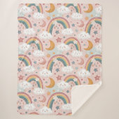 Pastel Sky Blanket Cozy Sherpa for Special Kids シェルパブランケット (正面)