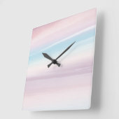 Pastel Sky Dream 3 スクエア壁時計 (傾斜)