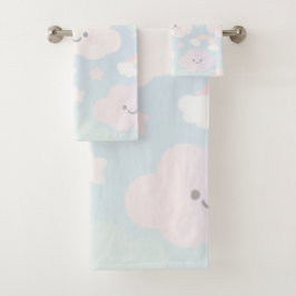 Pastel Sky Kawaii Towel  バスタオルセット