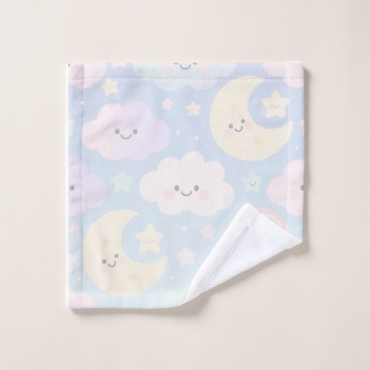 Pastel Sky Kawaii Towel  バスタオルセット (ウォッシュタオル)