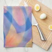 Pastel Spills Artsy Abstract Kitchen Towel キッチンタオル (四つ折り)