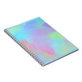 Pastel Splatter Pattern Notebook ノートブック (右側)