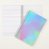 Pastel Splatter Pattern Notebook ノートブック (内側)