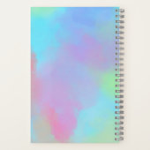 Pastel Splatter Pattern Notebook ノートブック (裏面)