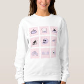 Pastel Spooky Cute Goth Aesthetic Sweatshirt スウェットシャツ (正面)