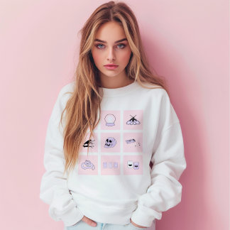 Pastel Spooky Cute Goth Aesthetic Sweatshirt スウェットシャツ