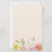 Pastel Spring Flower Stationery 便箋 (正面)