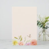 Pastel Spring Flower Stationery 便箋 (スタンド正面)