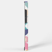 Pastel square designs as Bauhaus style Samsung Galaxyケース (右側面)