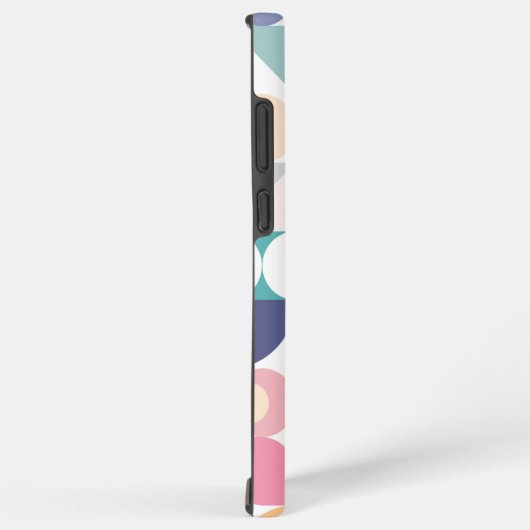 Pastel square designs as Bauhaus style Samsung Galaxyケース (右側面)