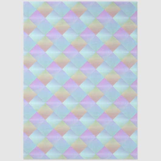 Pastel Squares Pattern 薄葉紙 (正面)