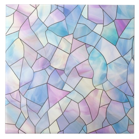 Pastel Stained Glass タイル (正面)