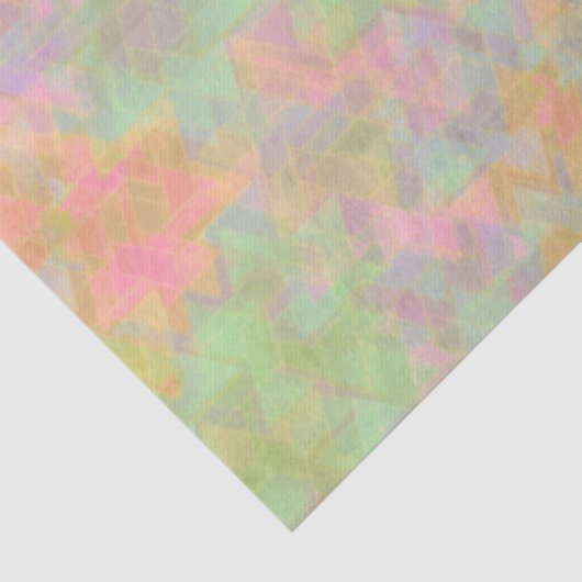 Pastel Star of David Pattern 薄葉紙 (詳細)