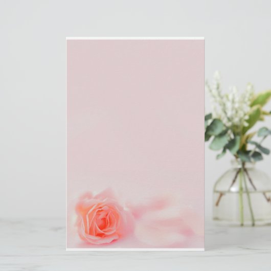 pastel stationery Rose 便箋 (スタンド正面)