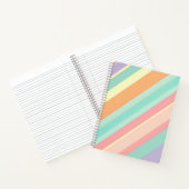 Pastel Stripe Notebook ノートブック (内部)