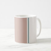 Pastel Stripes-2 – やさしいニュアラルマグデザイン コーヒーマグカップ (正面右)