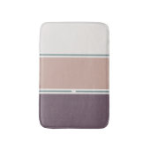 Pastel Stripes-2 – Calm Bathroom Stripe Accent バスマット (正面縦)