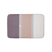 Pastel Stripes-2 – Calm Bathroom Stripe Accent バスマット (正面)
