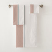 Pastel Stripes-2 – Minimal Spa Towel Style バスタオルセット (インサイチュ)