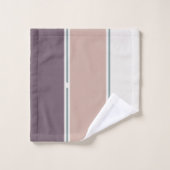 Pastel Stripes-2 – Minimal Spa Towel Style バスタオルセット (ウォッシュタオル)