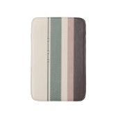 Pastel Stripes Minimalist Home Decor バスマット (正面縦)