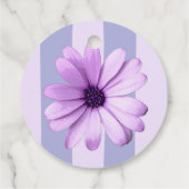 Pastel stripes pattern with Daisies フェイバータグ (裏面)