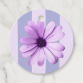 Pastel stripes pattern with Daisies フェイバータグ (正面)