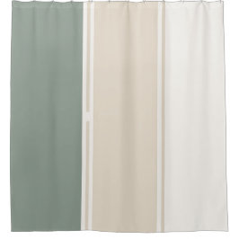 Pastel Stripes Variation 2 – Simple and Sleek シャワーカーテン