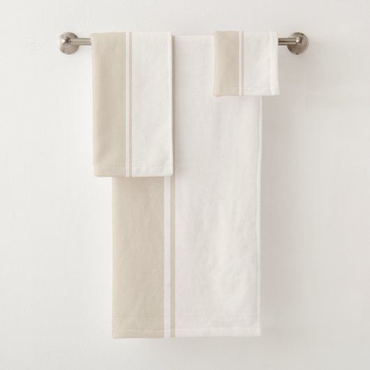 Pastel Stripes Variation 2 – Simple and Sleek バスタオルセット (インサイチュ)