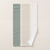 Pastel Stripes Variation 2 – Simple and Sleek バスタオルセット (ハンドタオル)