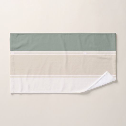 Pastel Stripes Variation 2 – Simple and Sleek バスタオルセット (ハンドタオル)