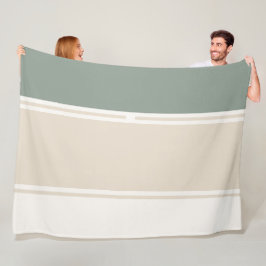 Pastel Stripes Variation 2 – Simple and Sleek フリースブランケット