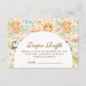 Pastel Summer Animals Diapper Raffle エンクロージャーカード (正面)