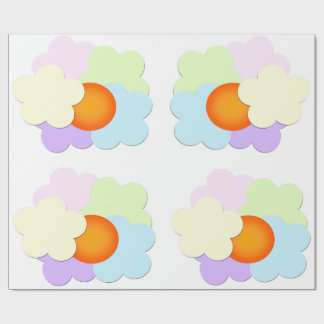 Pastel Sunrise Wrapping Paper ラッピングペーパー