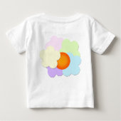 Pastel Sunset Baby T-Shirt ベビーTシャツ (裏面)
