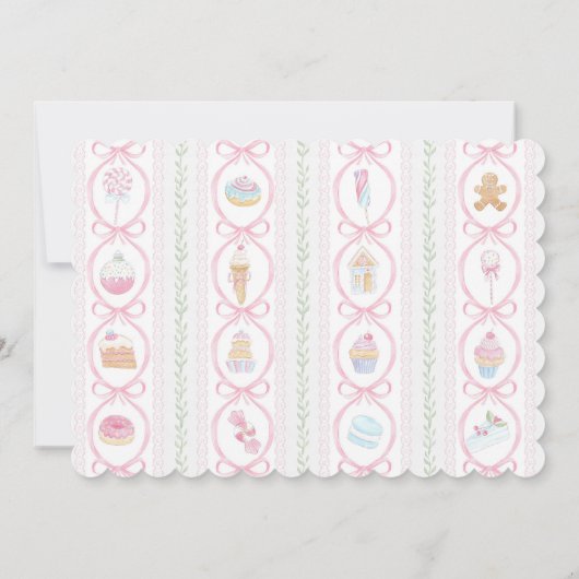 Pastel Sweet Holiday Treats  カード (裏面)