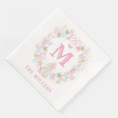 Pastel Sweet Holiday Treats Monogram Crest  (コーナー)