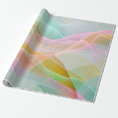 Pastel Symphony of Floating Sheer Ribbons ラッピングペーパー (アンロールド)